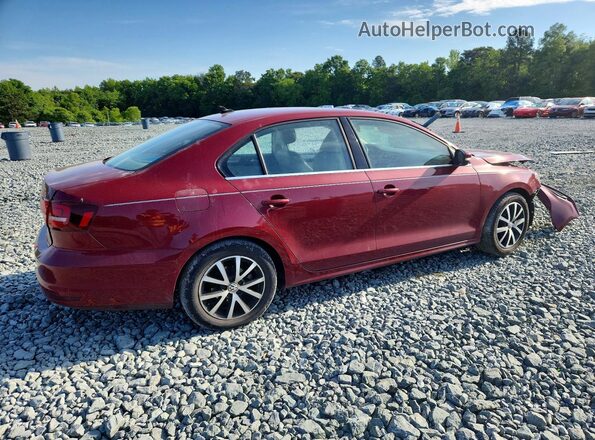 3VWDB7AJ9HM314490 2017 VOLKSWAGEN JETTA Burgundy Rear right