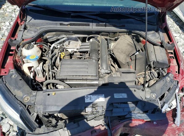 3VWDB7AJ9HM314490 2017 VOLKSWAGEN JETTA Burgundy Rear interior view
