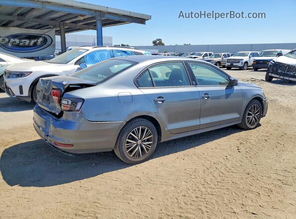 3VWDB7AJ9JM238324 2018 VOLKSWAGEN JETTA Gray უკანა მარჯვენა