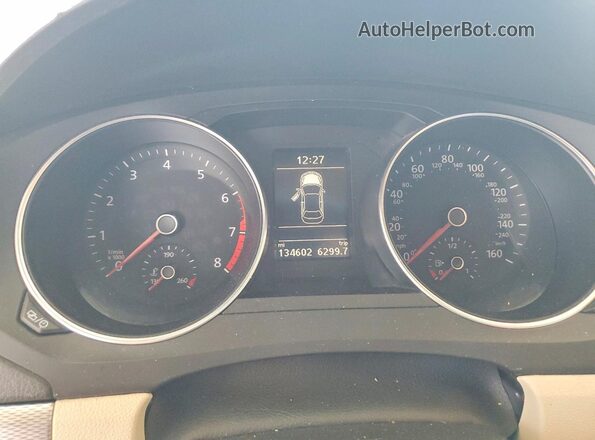 3VWDB7AJXHM262285 2017 VOLKSWAGEN JETTA White Вид щитка приладів