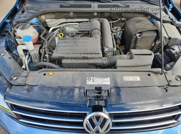 3VWDB7AJXHM354514 2017 VOLKSWAGEN JETTA Синий 