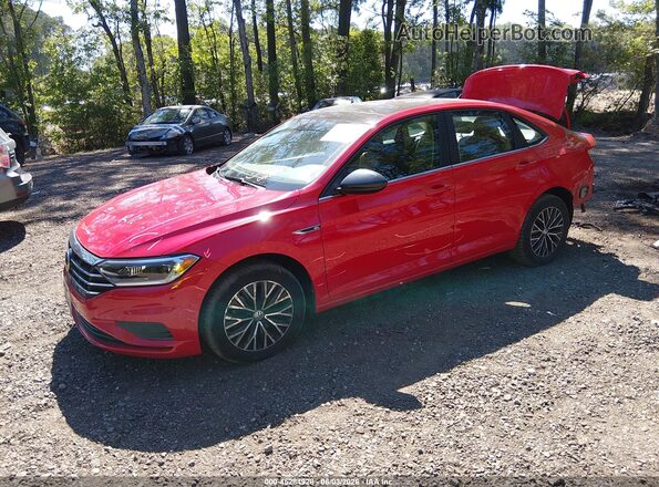 3VWE57BU0KM039006 2019 VOLKSWAGEN JETTA Red Przód lewy