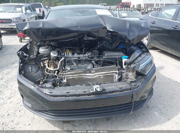 3VWE57BU0KM259505 2019 VOLKSWAGEN JETTA Black ხელსაწყოთა პანელის ხედი
