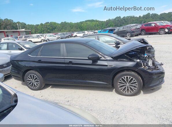 3VWE57BU0KM259505 2019 VOLKSWAGEN JETTA Black უკანა სალონის ხედი