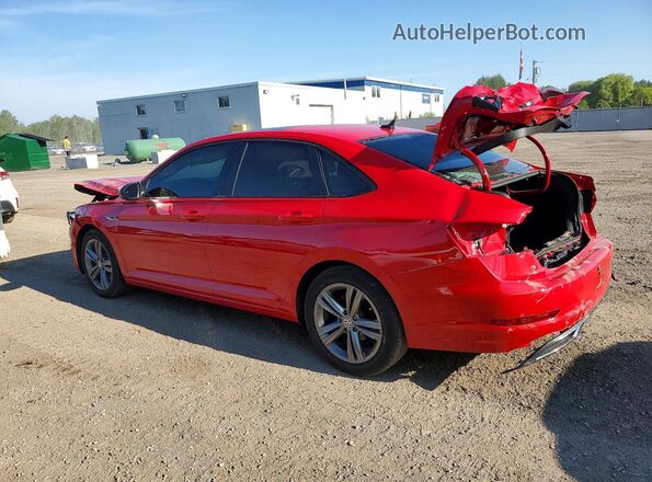 3VWE57BU0MM073756 2021 VOLKSWAGEN JETTA Red Задня ліва чверть