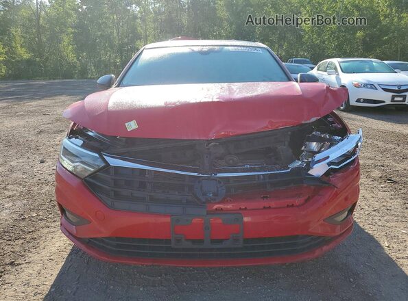 3VWE57BU0MM073756 2021 VOLKSWAGEN JETTA Red Вид спереду