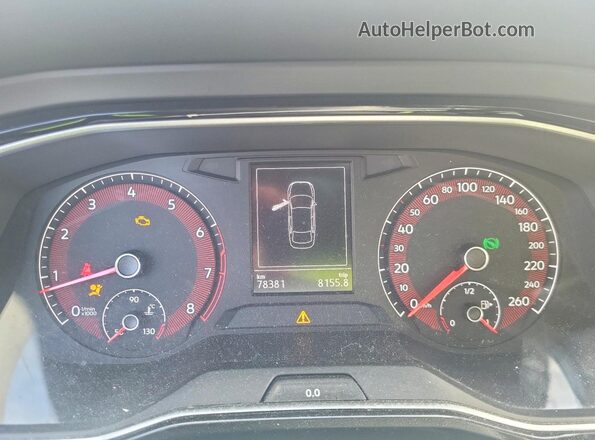 3VWE57BU1MM072437 2021 VOLKSWAGEN JETTA Black Instrument cluster view