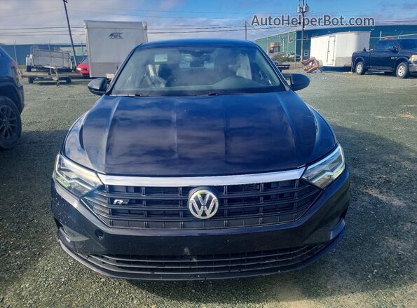 3VWE57BU1MM072437 2021 VOLKSWAGEN JETTA Black Front view