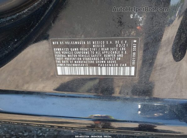 3VWE57BU2MM054013 2021 VOLKSWAGEN JETTA Black Engine compartment view