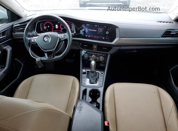 3VWE57BU5KM091702 2019 VOLKSWAGEN JETTA White Առջևի վահանակի տեսք