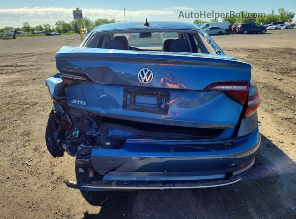 3VWE57BU9MM047401 2021 VOLKSWAGEN JETTA Синий Вид сзади