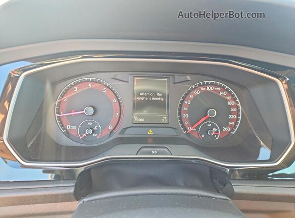 3VWE57BU9MM047401 2021 VOLKSWAGEN JETTA Синий Вид щитка приборов