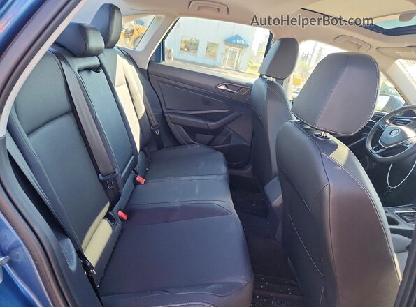 3VWE57BU9MM047401 2021 VOLKSWAGEN JETTA Синий Вид задних сидений