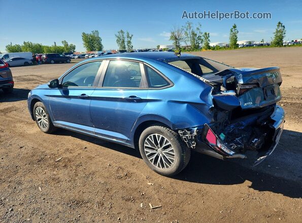 3VWE57BU9MM047401 2021 VOLKSWAGEN JETTA Синий Задняя левая четверть