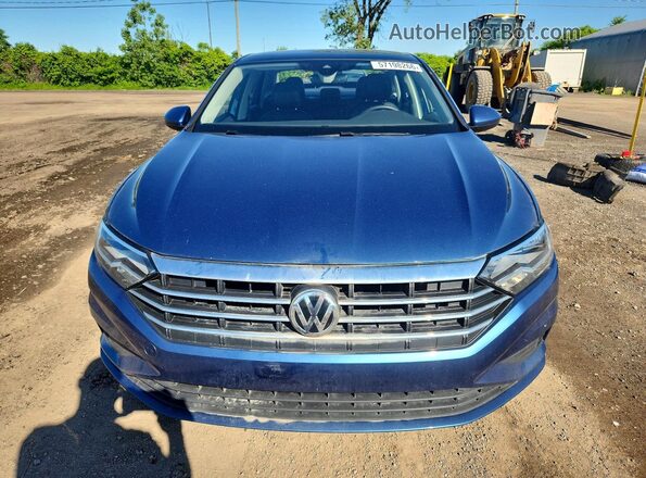 3VWE57BU9MM047401 2021 VOLKSWAGEN JETTA Синий Вид спереди