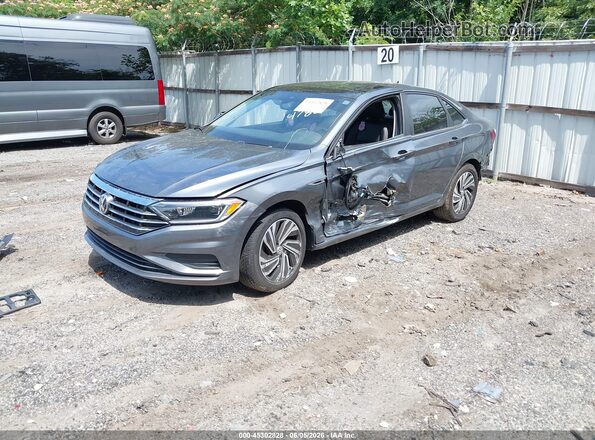 3VWEB7BU3LM054786 2020 VOLKSWAGEN JETTA Gray Передня ліва чверть