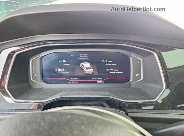3VWEB7BU6KM174273 2019 VOLKSWAGEN JETTA Blue Սարքավորումների վահանակի տեսք