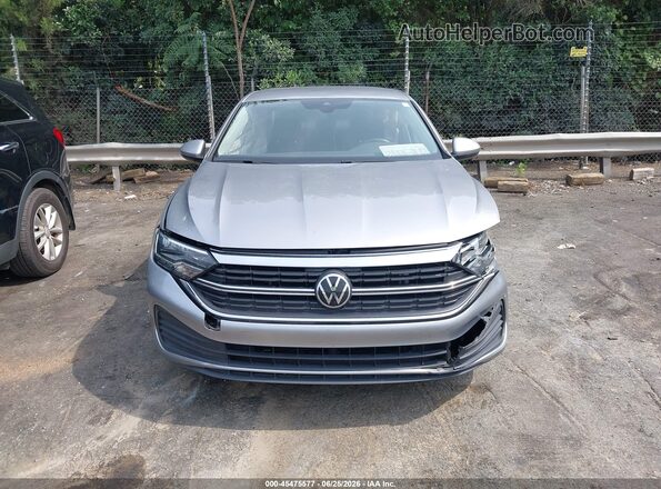 3VWEM7BU2NM004510 2022 VOLKSWAGEN JETTA Серебряный Вид щитка приборов