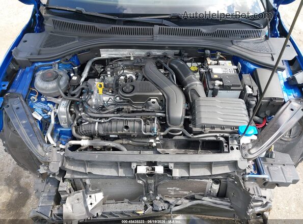 3VWEM7BU2RM027100 2024 VOLKSWAGEN JETTA Blue Widok z tyłu