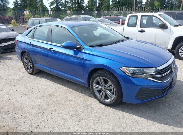3VWEM7BU2RM082632 2024 VOLKSWAGEN JETTA Blue Սալոնի 360 աստիճան տեսք