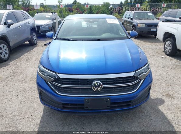 3VWEM7BU2RM082632 2024 VOLKSWAGEN JETTA Blue Սալոնի հետևի տեսք
