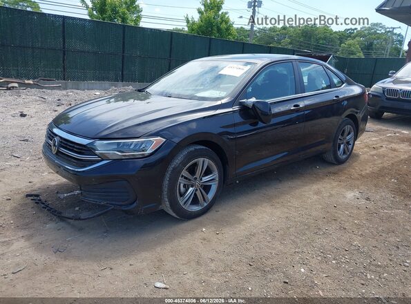 3VWEM7BU9RM046887 2024 VOLKSWAGEN JETTA Черный Передняя левая четверть
