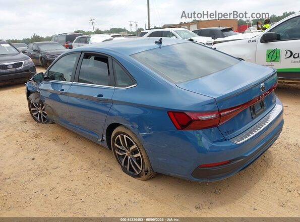 3VWEX7BU8SM057554 2025 VOLKSWAGEN JETTA Blue Tył lewy