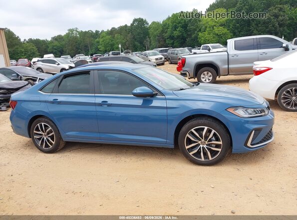 3VWEX7BU8SM057554 2025 VOLKSWAGEN JETTA Blue Widok wnętrza z tyłu