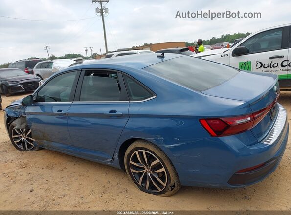 3VWEX7BU8SM057554 2025 VOLKSWAGEN JETTA Blue Widok wnętrza 360 stopni