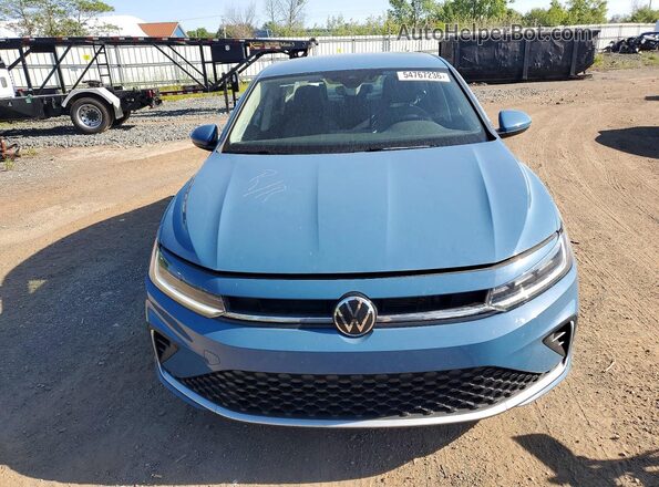 3VWEX7BUXSM089468 2025 VOLKSWAGEN JETTA Blue Vista frontal