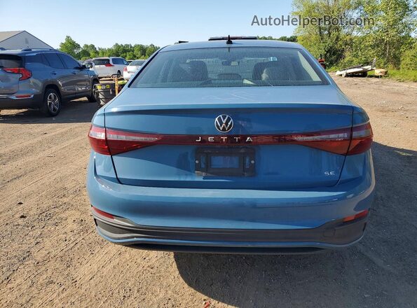 3VWEX7BUXSM089468 2025 VOLKSWAGEN JETTA Blue Vista trasera