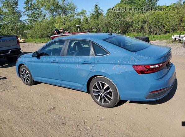 3VWEX7BUXSM089468 2025 VOLKSWAGEN JETTA Blue Trasero izquierdo