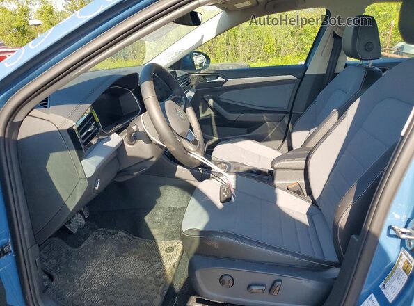 3VWEX7BUXSM089468 2025 VOLKSWAGEN JETTA Blue Vista interior delantera