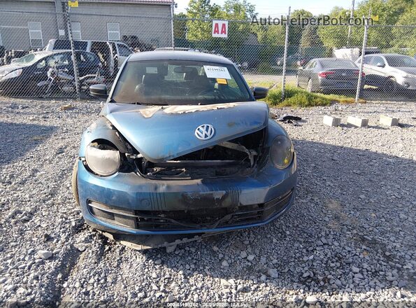 3VWF17AT3GM607443 2016 VOLKSWAGEN BEETLE Blue Դիմացի տեսք