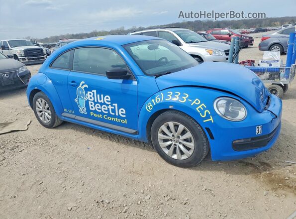 3VWF17AT3GM610486 2016 VOLKSWAGEN BEETLE Blue Front right