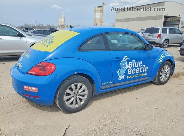 3VWF17AT3GM610486 2016 VOLKSWAGEN BEETLE Blue Rear right