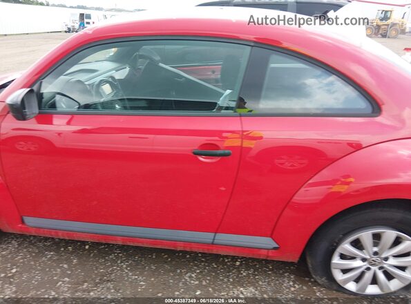 3VWF17AT4HM610935 2017 VOLKSWAGEN BEETLE Красный Панорамный вид салона 360°