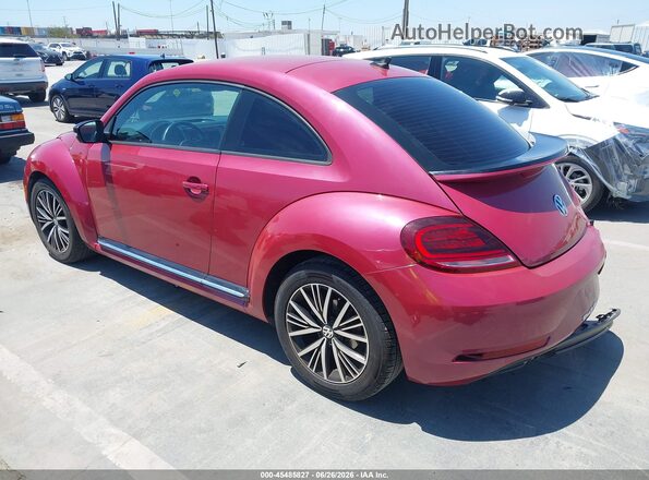 3VWF17AT7HM606698 2017 VOLKSWAGEN BEETLE Burgundy Rear left