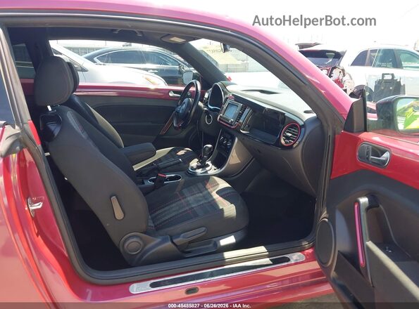 3VWF17AT7HM606698 2017 VOLKSWAGEN BEETLE Burgundy Front interior view