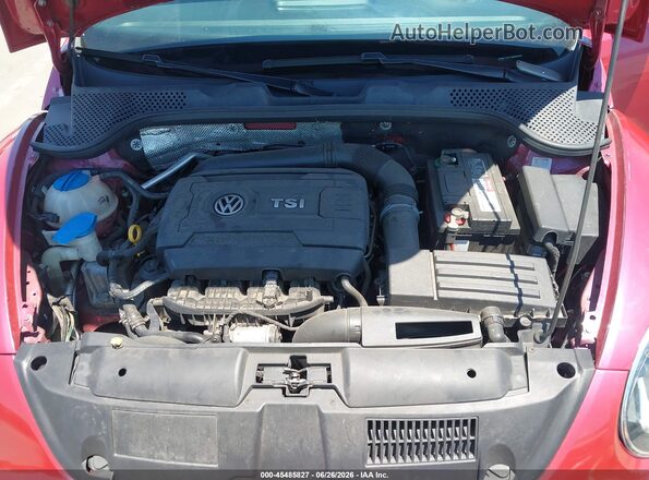 3VWF17AT7HM606698 2017 VOLKSWAGEN BEETLE Burgundy Rear view