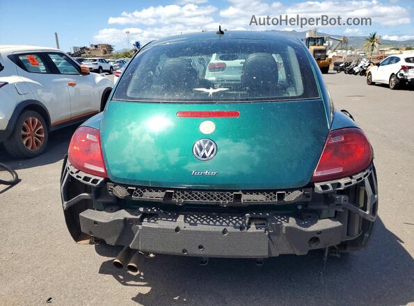 3VWF17AT7HM618625 2017 VOLKSWAGEN BEETLE Green Widok z tyłu