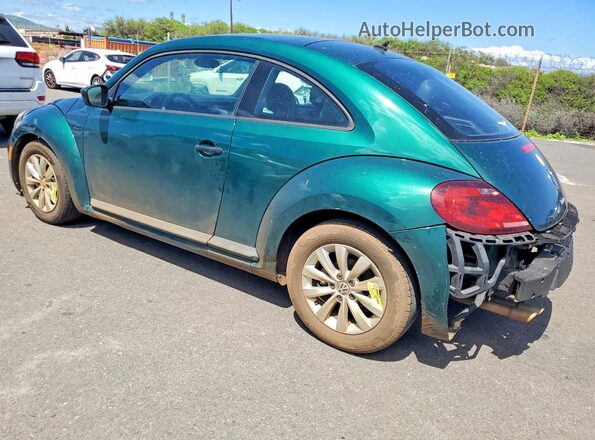 3VWF17AT7HM618625 2017 VOLKSWAGEN BEETLE Green Tył lewy