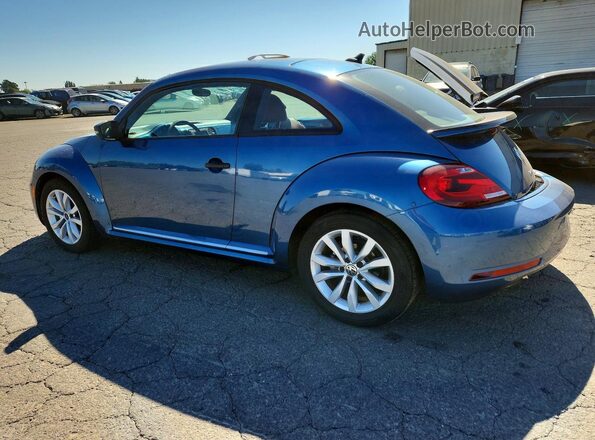3VWF17ATXHM624287 2017 VOLKSWAGEN BEETLE Blue Tył lewy