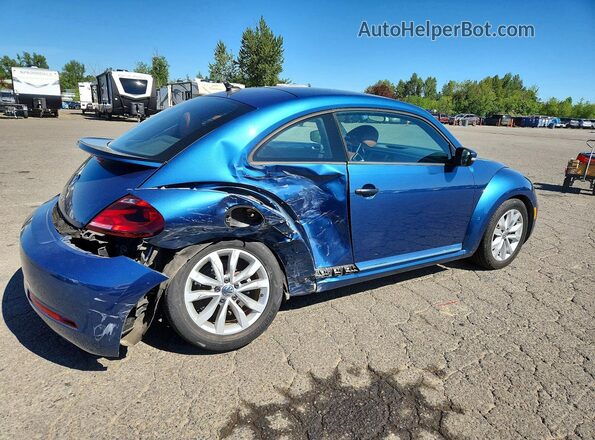 3VWF17ATXHM624287 2017 VOLKSWAGEN BEETLE Blue Tył prawy