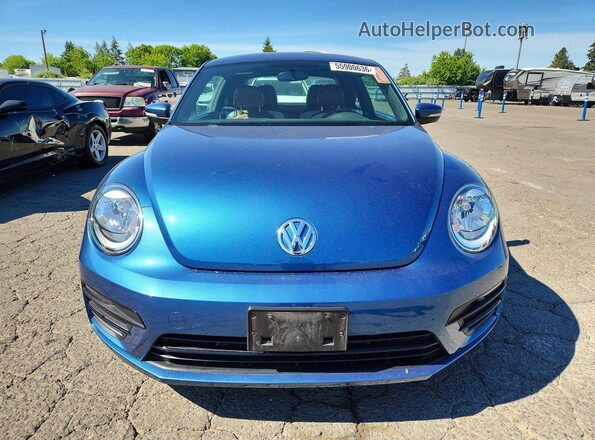 3VWF17ATXHM624287 2017 VOLKSWAGEN BEETLE Blue Widok z przodu