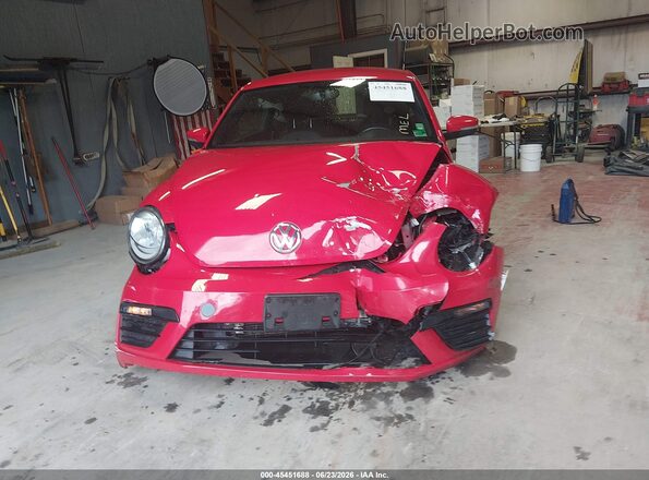 3VWFD7AT0KM716863 2019 VOLKSWAGEN BEETLE Red Dashboard view