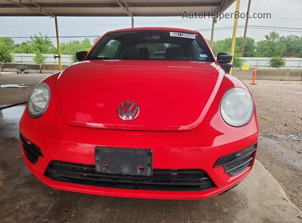 3VWFD7AT2JM721514 2018 VOLKSWAGEN BEETLE Red Vista interior trasera