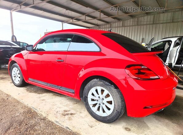 3VWFD7AT2JM721514 2018 VOLKSWAGEN BEETLE Red Trasero izquierdo