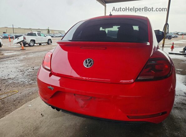 3VWFD7AT2JM721514 2018 VOLKSWAGEN BEETLE Red Vista trasera