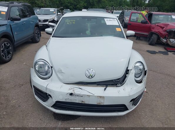 3VWFD7AT5JM706246 2018 VOLKSWAGEN BEETLE White Instrument cluster view